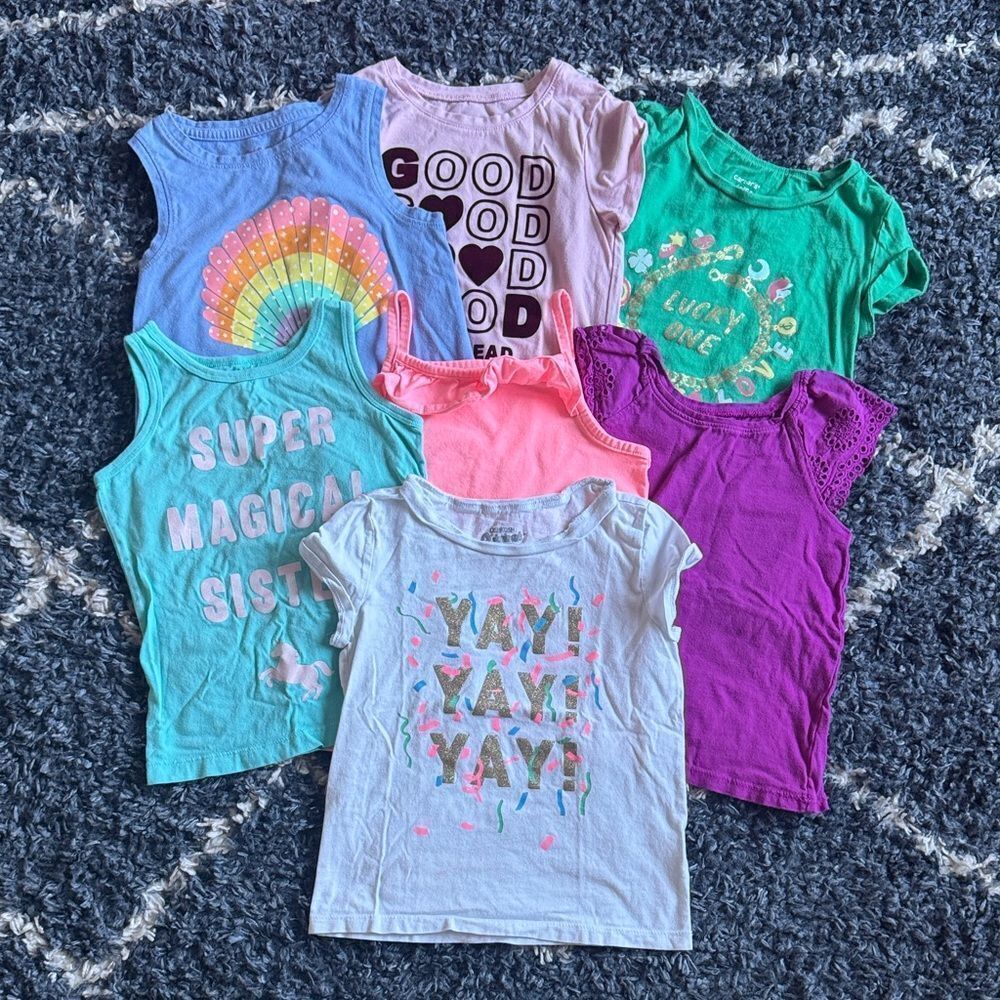 Bundle of 7 Toddler Tops